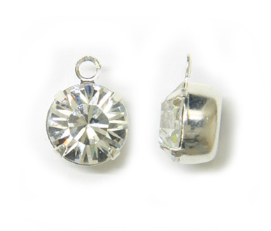 (image for) 17704 5mm Crystal 1 Ring Silver Plated Pack Qty 12