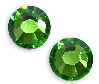(image for) 2058 SS34 Fern Green Glue on Stone Pack Qty 24pcs