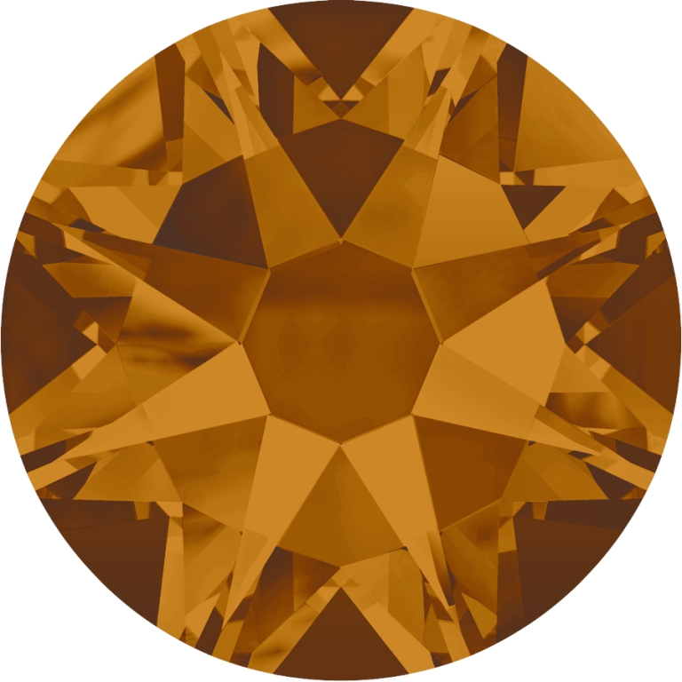 (image for) 2088 SS34*.Crystal Copper Stone Factory pack 144pcs