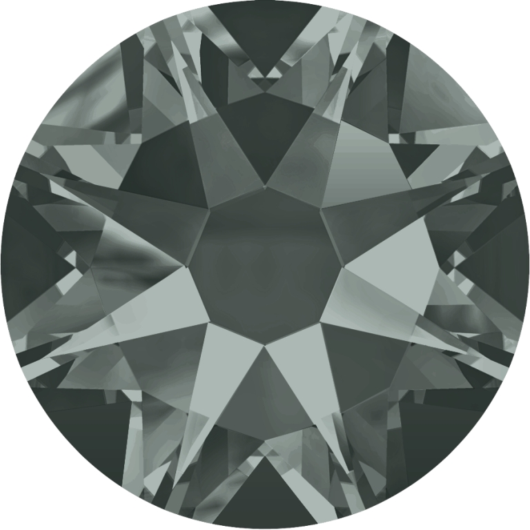 (image for) 2088 SS30*. Black Diamond Glue on Stone Pack Qty 36pcs