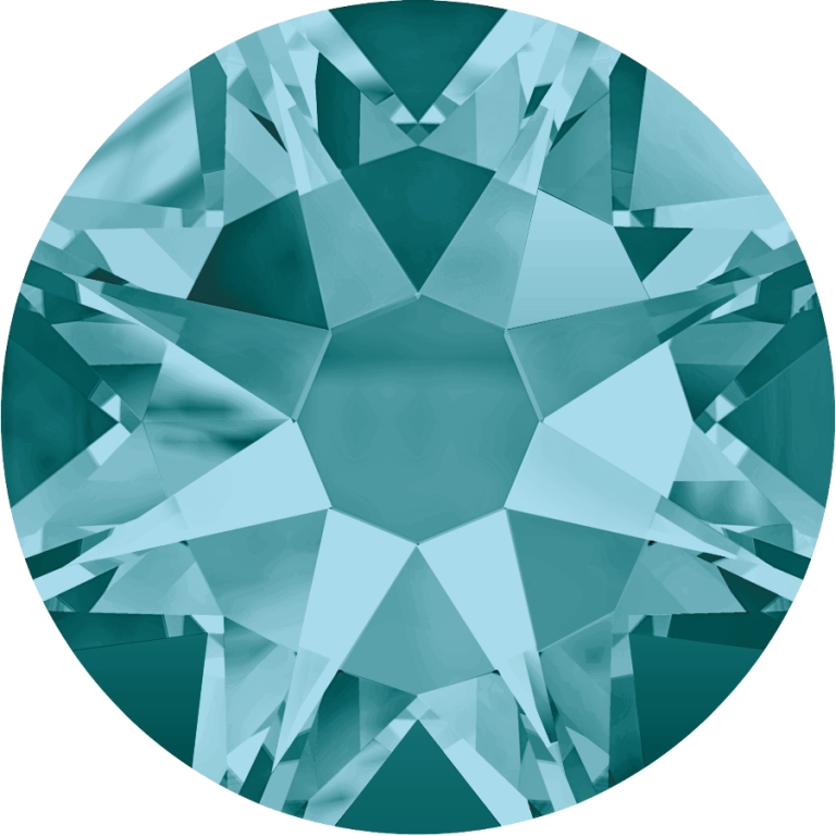 (image for) 2058 SS7 Blue Zircon Glue on Stone Pack Qty 288pcs
