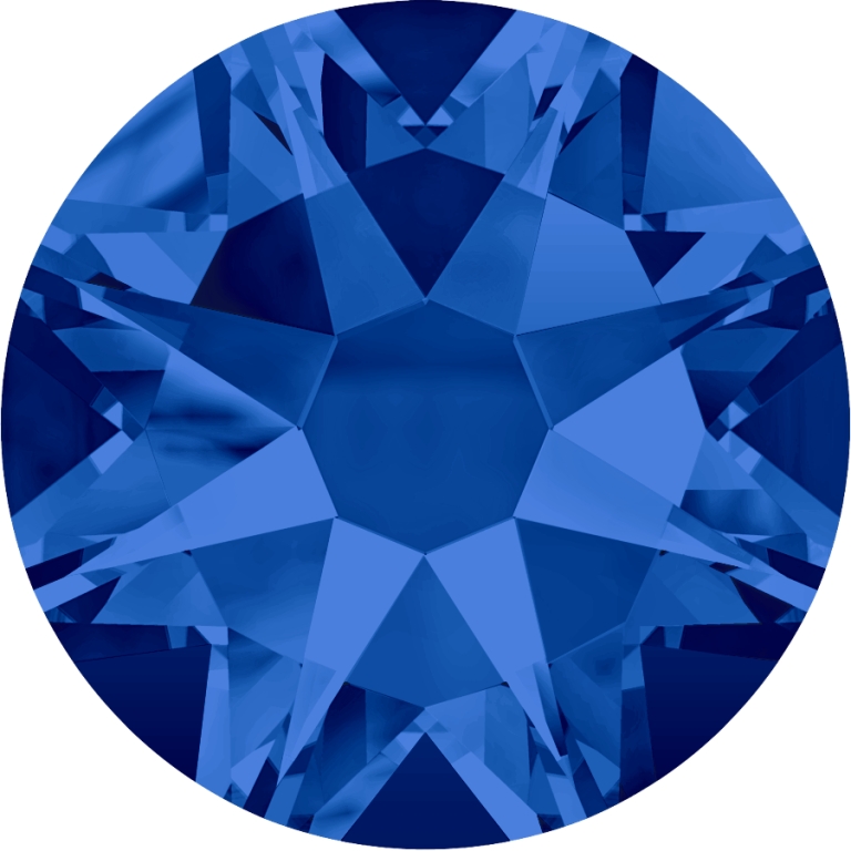 (image for) 2088 SS34*. Capri Blue Glue on Stone Factory Pack 144 pcs