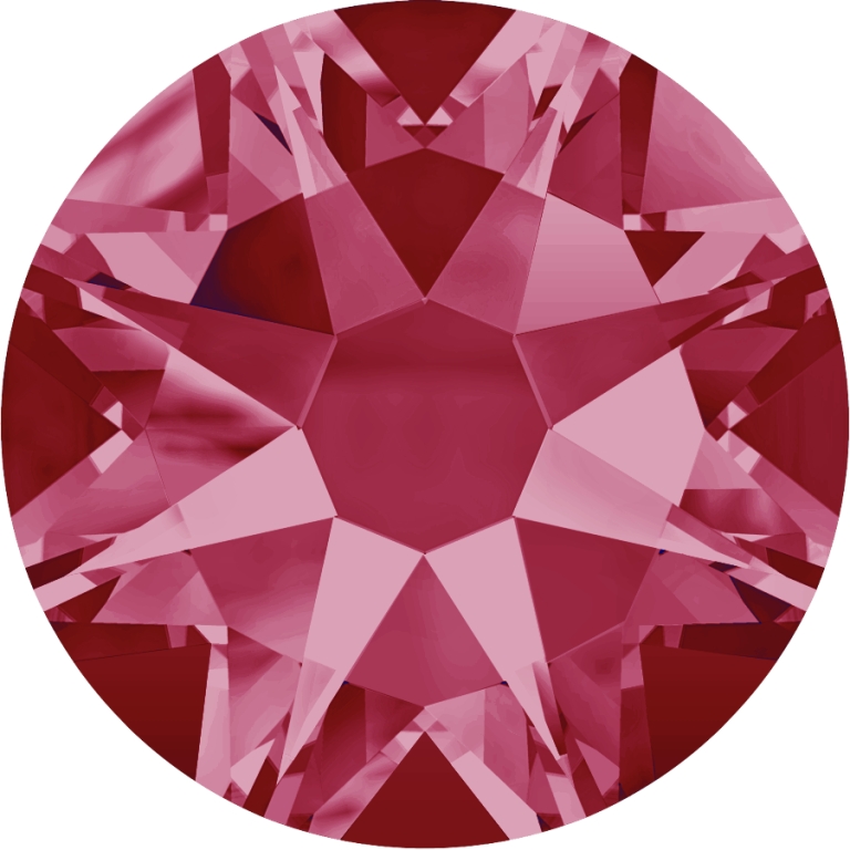 (image for) 2088 SS34*. Indian Pink Glue on Stone Factory Pack 144 pcs