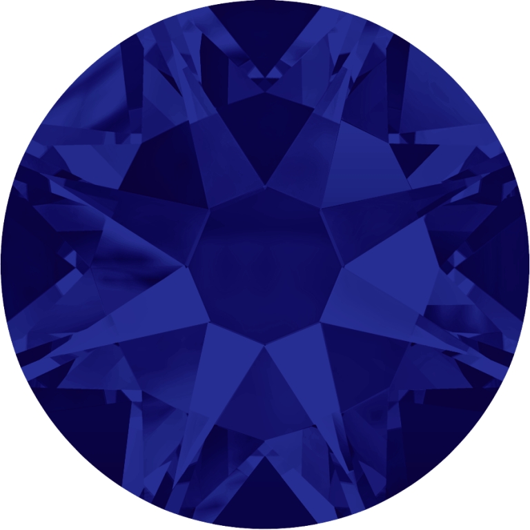 (image for) 2088 SS34*. Cobalt Glue on Stone Pack Qty 24 pcs