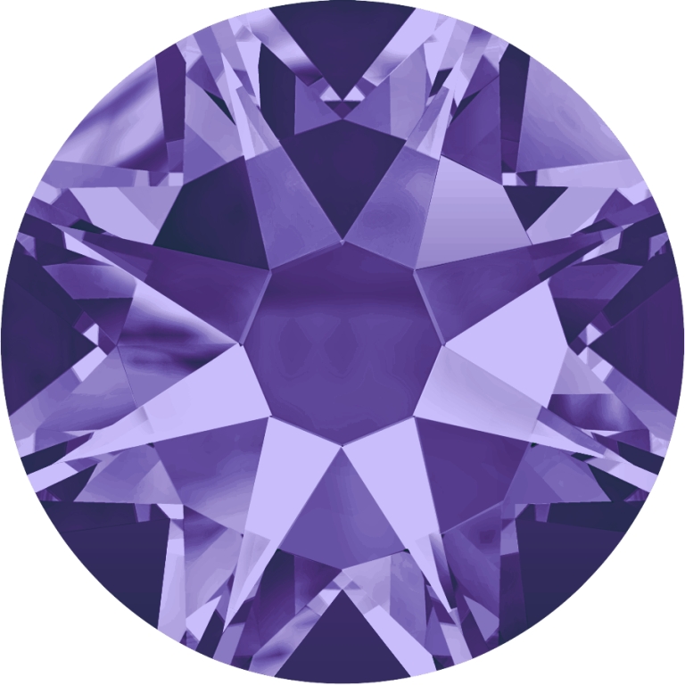 (image for) 2088 SS30*. Tanzanite Glue on Stone Pack Qty 36pcs