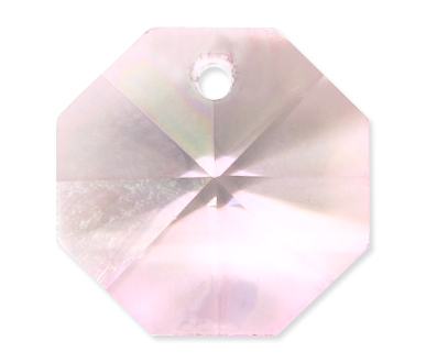 (image for) P2571 14mm Light Pink 1 Hole Octagon Pack of 20