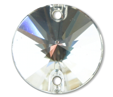 (image for) 3200 12mm* Crystal Rivoli Sew on Stone Pack Qty 8