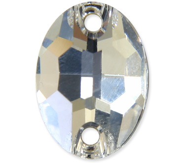 (image for) 3210 10x7mm Crystal 2 Hole Sew on Pack Qty 8