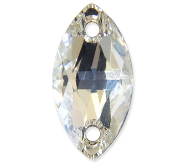 (image for) 3223 12x6mm*. Crystal 2 Hole Sew on Factory Pack Qty 48