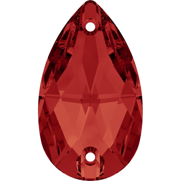 (image for) 3230 12x7mm. Light Siam 2 Hole Pack Qty 12