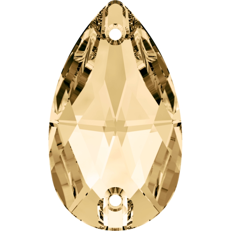 (image for) 3230.. 28x17mm Golden Shadow 2 Hole Sew on Pack Qty 2