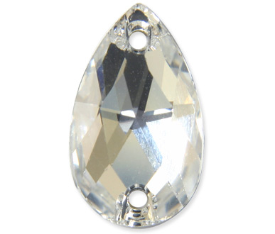 (image for) 3230 12x7mm* Crystal 2 Hole Sew on Factory Pack Qty 96
