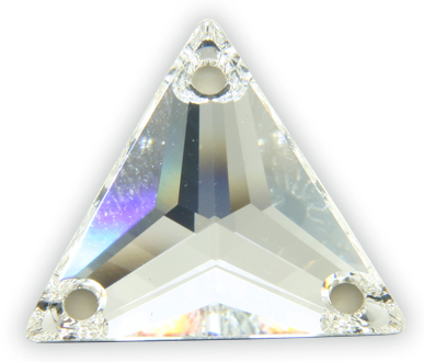 (image for) 3270 16mm Crystal 3 Hole Sew on Pack Qty 4