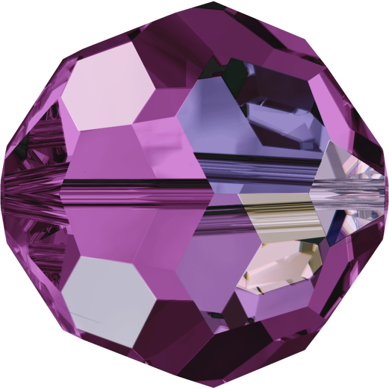 (image for) 5000 8mm*. Amethyst AB Round Bead PQ 12