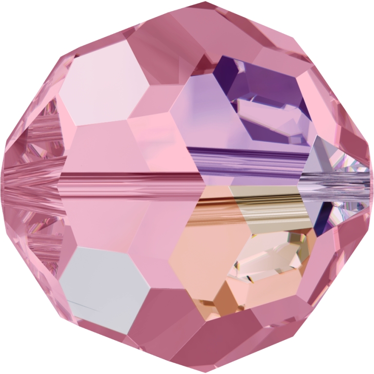 (image for) 5000 12mm*. Rosaline AB Round Bead PQ 6