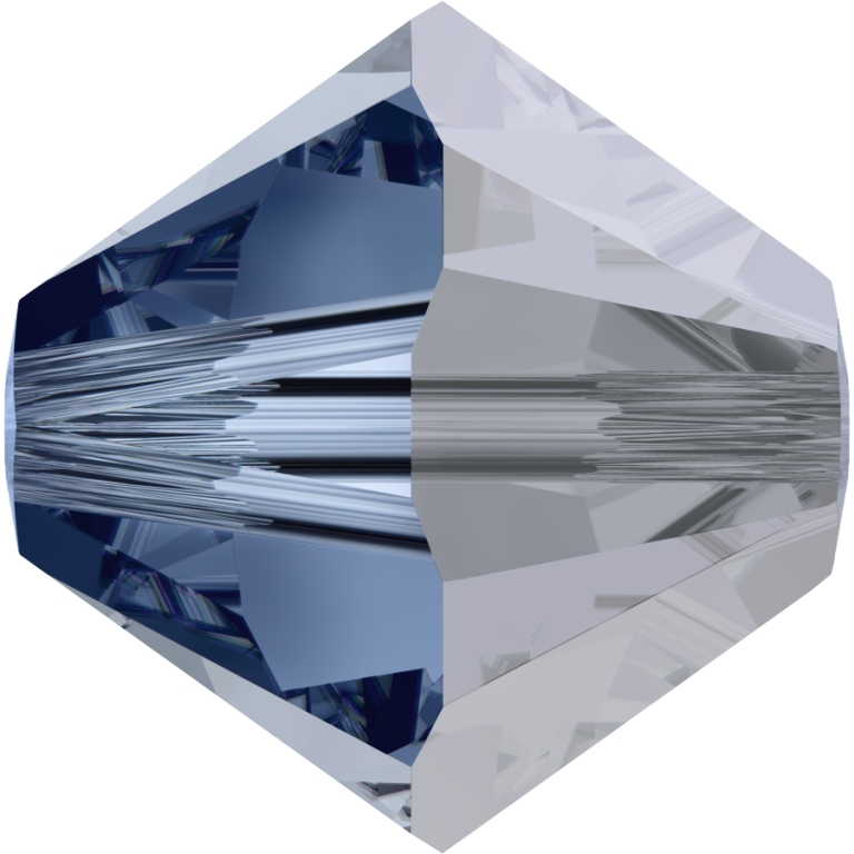 (image for) 5301 6mm* Aquamarine/Satin Bicone PQ 36