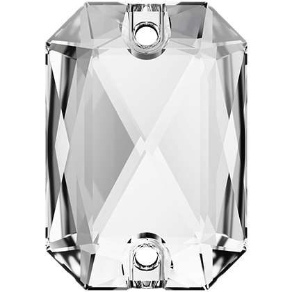 (image for) 3252 14X10mm Crystal 2 Hole Sew on Pack Qty 6
