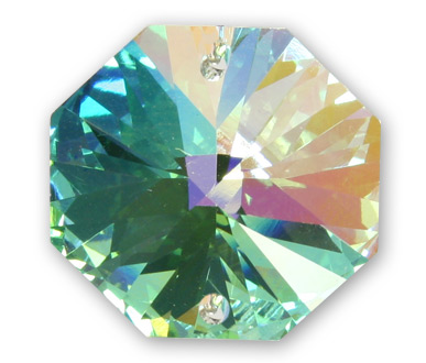 (image for) Spectra E8012 32mm.. Crystal AB 2 Hole Octagon Tray of 25