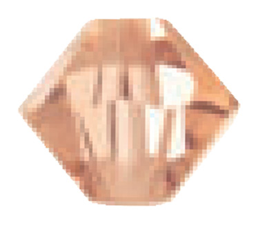 (image for) SL5301 4mm*. Peach Bicone PQ 144