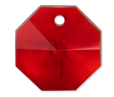 (image for) P2571 14mm Siam 1 Hole Octagon Pack of 20