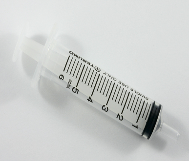 (image for) Syringe For E6000 Capacity 5cc/ml. Length 8cm 4 pieces