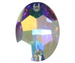 (image for) 3210 10x7mm Crystal AB 2 Hole Sew on Factory Pack Qty 72