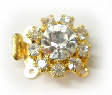 (image for) CLA/10G 2 Row Gold Plated 15mm Diameter Pack Qty 3