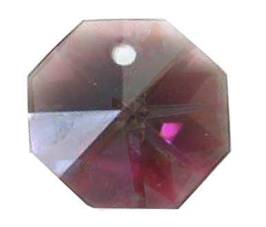 (image for) EU8001 14mm Amethyst AB 1 Hole Octagon Pack of 20