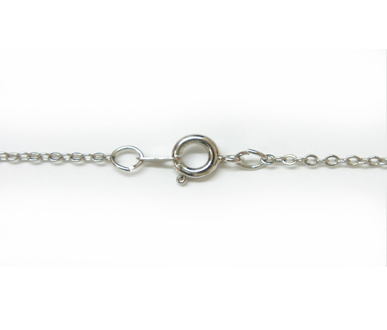 (image for) JFCH 50cm Imt/Rhodium Chain 2X1.5mm Links PQ8