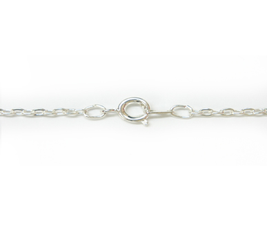 (image for) JFCH 50cm IMT/RHODIAM Plated Chain 4X3mm Links PQ 5