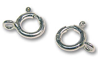 (image for) JFBR 7mm Imt/Rhodium Plated Bolt Ring Pack Qty 20