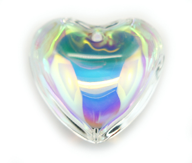 (image for) SLHEART35 35mm Crystal AB HEART Pack of 6