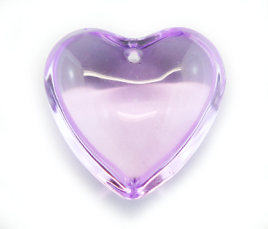 (image for) SLHEART35 35mm Violet HEART Pack of 6