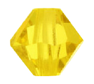 (image for) SL5301 4mm*. Sun Flower Bicone PQ 144